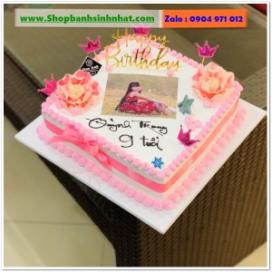 Bánh Sinh Nhật In Hình Ảnh - H604